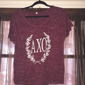 alpha chi omega sorority shirt
